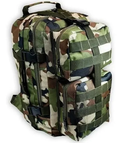 Mochila Tactica Krd 50l Molle Negra Resistente Viaje Militar