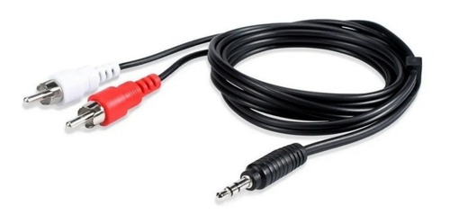 Cable Audio Estéreo 3 Metros Auxiliar Mini Plug 3.5 A 2 Rca
