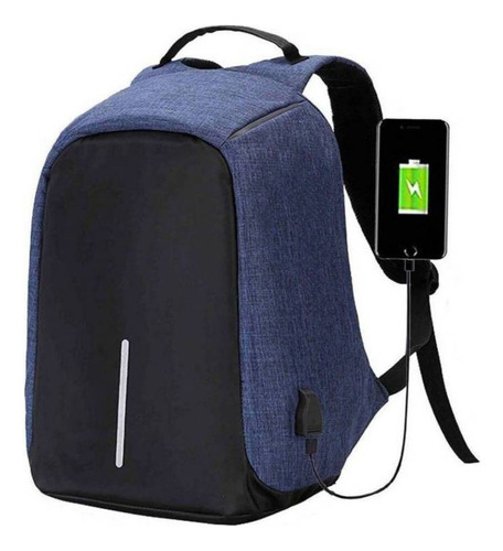 Maleta Antirobo Mochila Con Cable Usb