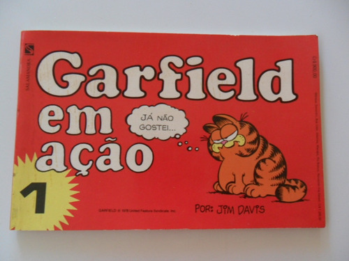 Garfield Em Ação Nº 1 Salamandra 1984