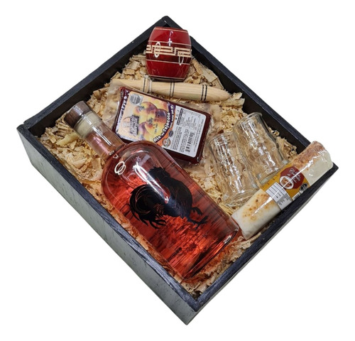 Caja De Regalo Navidad Arcón Navideño Mezcal Regalo Clientes