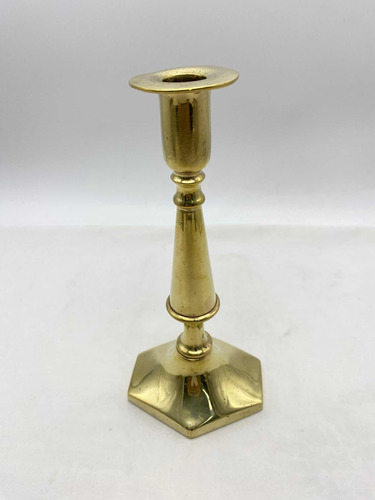 Candelabro Bronce Macizo X 22 Cm Altura