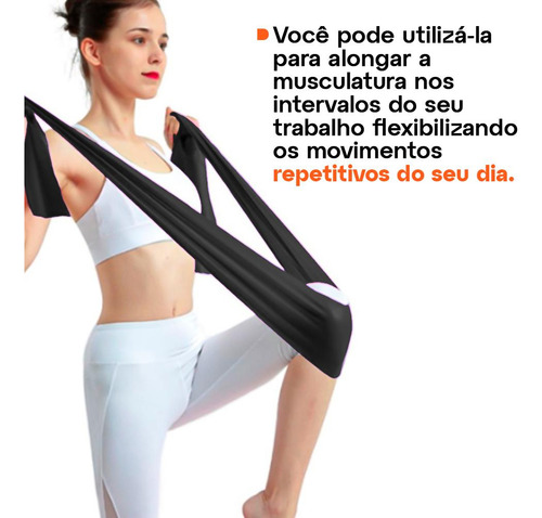 Kit 3 Faixas Elásticas 1,50m Leve