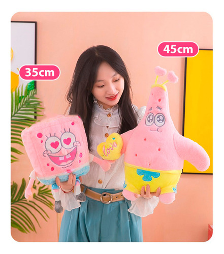 Pelúcia Bob Esponja Fofo Nickelodeon Grande 35cm Promoção