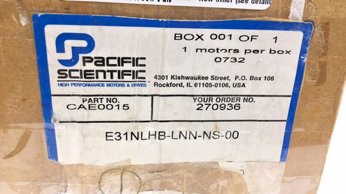 Danaher E31nlhb-lnn-ns-00 Stepper Motor 1.8 24v # Cae001 Ccb