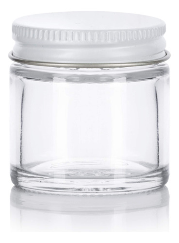 Tarro De Vidrio Grueso Transparente De 1 Onza / 1.0 fl Oz Co