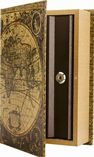 Barska Caja De Seguridad, Diseño De Mapa Antiguo, Multicolor