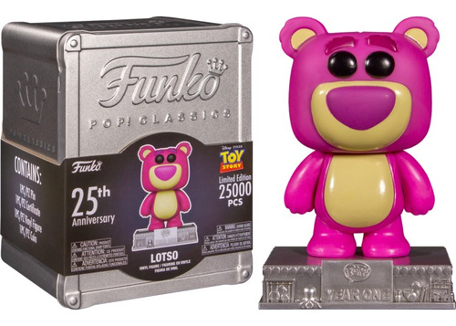 Funko Pop Toy Story * Lotso W/ Metal Box  Card Pin & Coin
