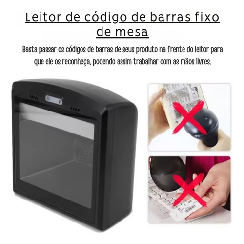 Leitor De Código De Barras 2d De Produto Obitech Mht-x20 Usb