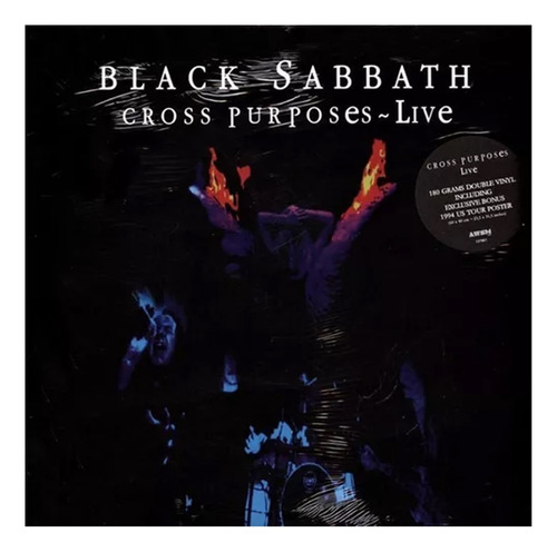 Lp Cross Purposes Live - Black Sabbath 2x Lps