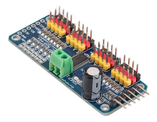 Pca9685 Controlador De Servos De 16 Canales I2c Mg995 Sg90