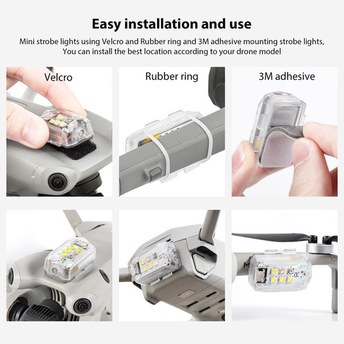 Luces Estroboscópicas Tomat Para Dji Neo/mini 4k/mini 4 Pro/