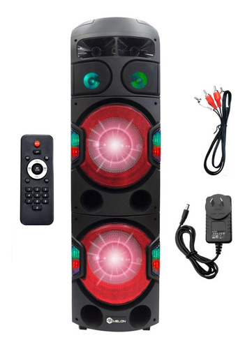 Parlante Melon Bluetooth Sonido 2 Woofer 12pulgadas Luces