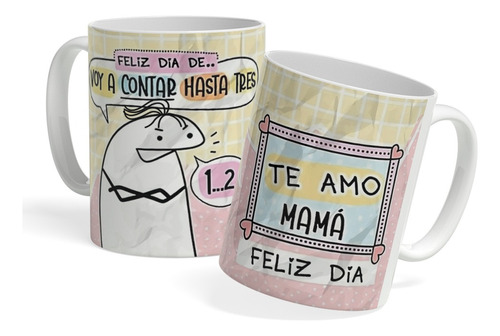 Mug Pocillo Taza Día De La Madre 2 - Meme Flork Regalo Mamá