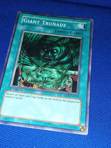 Giant Trunade Yugioh Tcg #sd2-en015 Giant Trunade Inglés (Usado)