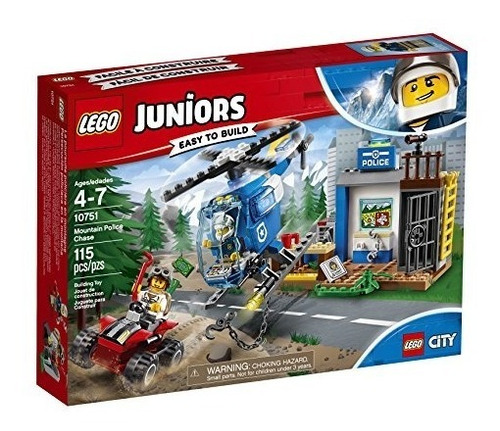 Jóvenes Lego / 4 + Montaña Policía Persecución 10751 Ki