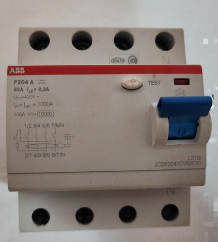 Interruptor Diferencial 4p 63a Tipo A 300ma 2csf204101r3630