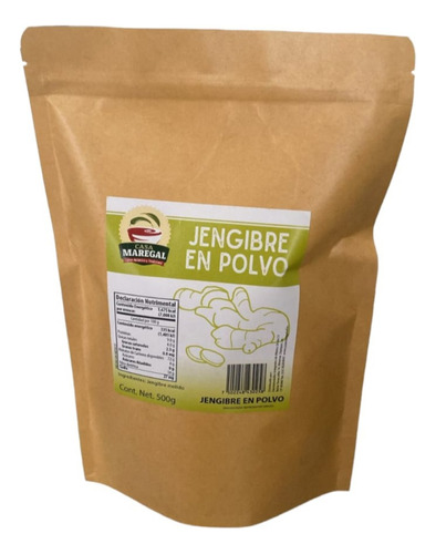 Casa Maregal. Jengibre Molido En Polvo - 500g