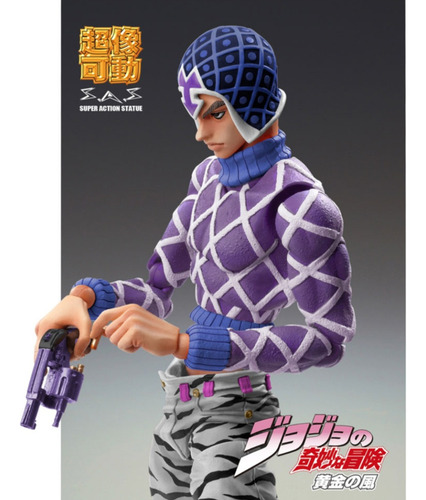 Figura Jojos Guido Mista Super Action Statue - Medicos