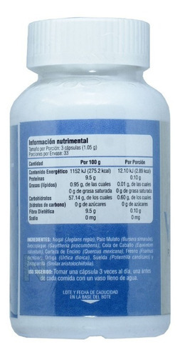 Imagen 2 de 2 de (3 Pzas) Varicin (100 Caps) Malabar Sabor Natural