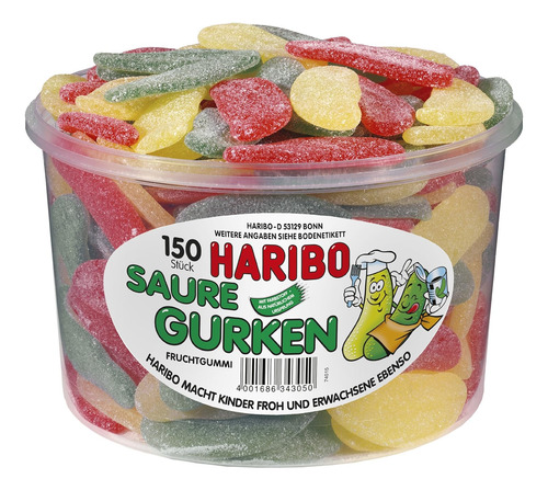 Pepinillos Agrios (sour Pickles) Cubo, 150 Piezas