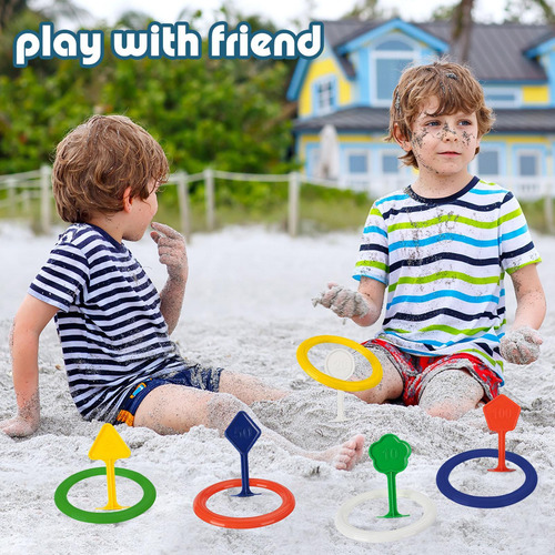 Juego De Lanzamiento De Anillos Al Aire Libre Anillos Colori