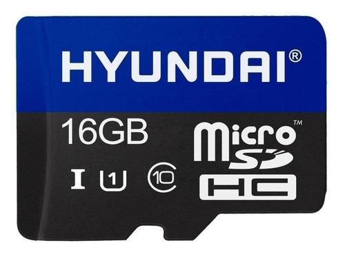 Tarjeta de memoria Hyundai SDC16GU1 con adaptador SD 16GB