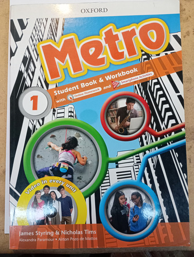 Metro 1 Students Book Y Workbook Oxford Usado 