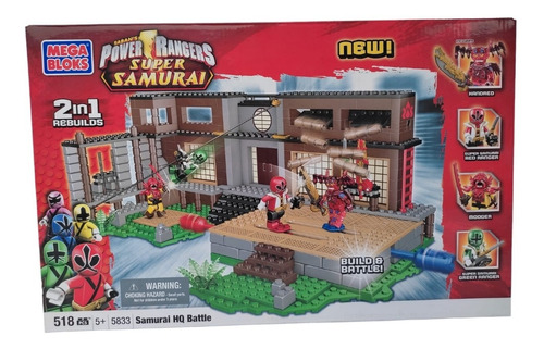 Samurai Hq Battle Power Rangers Super Samurai Mega Bloks