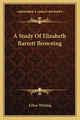 Libro A Study Of Elizabeth Barrett Browning - Whiting, Li...