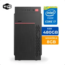 Comprar Pc Computador Desktop Rapido I7 8gb Ssd 480 + Wifi