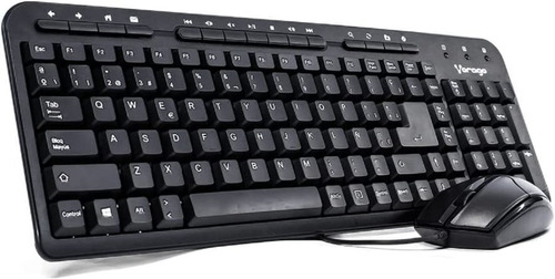 Kit Vorago Km-105 Teclado Y Mouse Alambrico Multimedia Usb