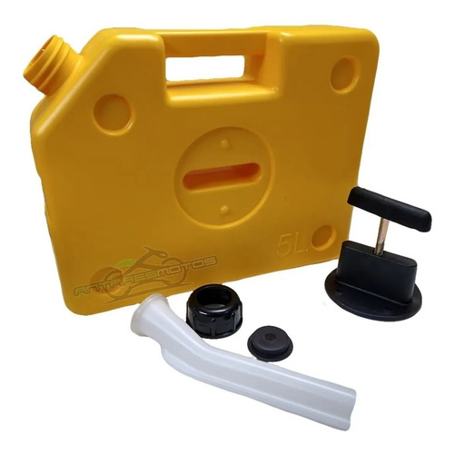 Imagen 5 de 5 de Bidon De Combustible 5 Litros + Soporte Pico Tapa Completo