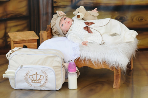 Bebê Reborn Menina Barata Promoção Enxoval Princesa Bolsa Rs