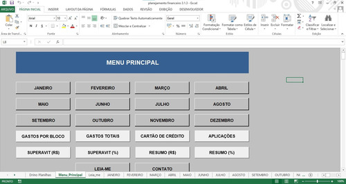 Planilha Planejamento Financeiro