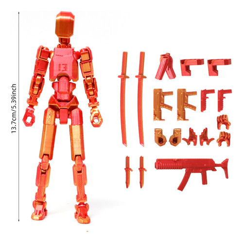 Figura De Acción 3d T13, Robot Articulado Multiarticulado, 1