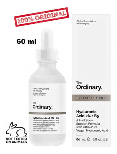 The Ordinary Ácido Hialurónico 2% + B5 Tamaño Grande 60ml