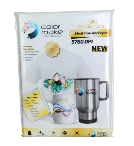 Papel Para Sublimación Sublimar A4 Color Make 100 Hojas Color Bla...