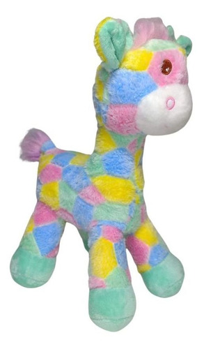 Jirafa de peluche de color bebé de 30 cm, muy bonita