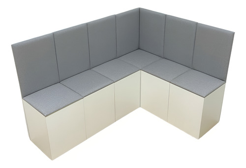 Canto Alemão - Kit Com 7 Bases Com Encosto
