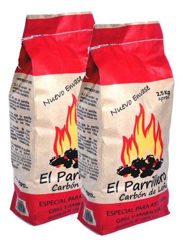 Pack X2 Carbón Quebracho Premium