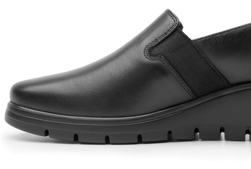 Imagen 2 de 6 de Calzado Zapato Flexi 104813 Negro Piel Plataforma 4.4cm