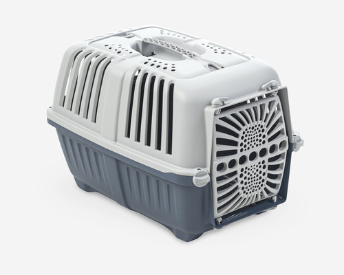 Transportadora Perro Mps Pratiko N°1 Plástico Celeste