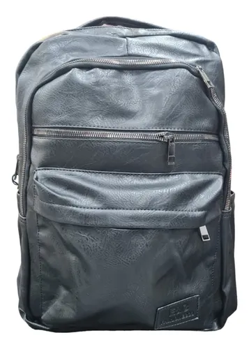 Mochila efecto piel hombre hotsell