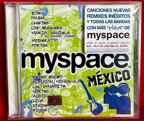 Cd Original Sellado Myspace México. 2007 1a Ed. Zoé Porter