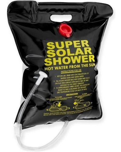 Regadera Ducha Solar Camping Excursion Aire Libre Shower