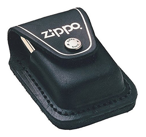 Estuche Cuero Negro Encendedor Zippo Yesquero Original Lpcbk