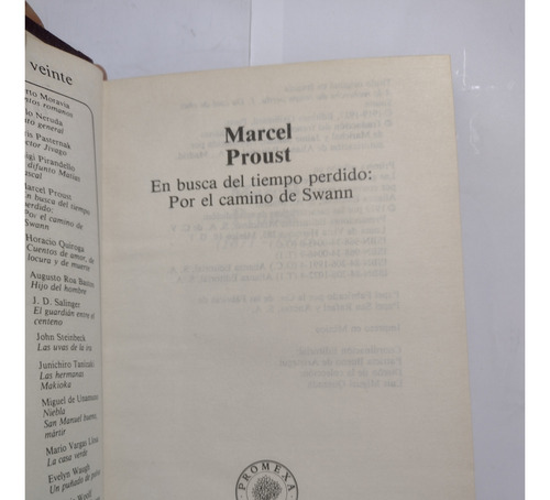 Marcel Proust Las Grandes Obras Del Siglo Veinte S5 (Usado)