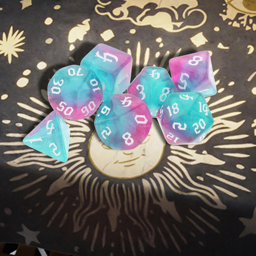 Juego De Dados Multifacéticos De 14 Uds., Juegos De Mesa,