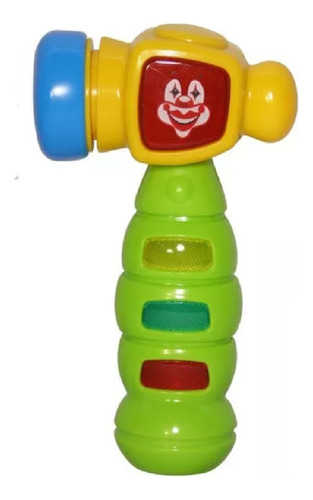 Imagen 2 de 5 de Martillo Y Tabla Juguete Con Pelotitas Con Luz Y Sonido